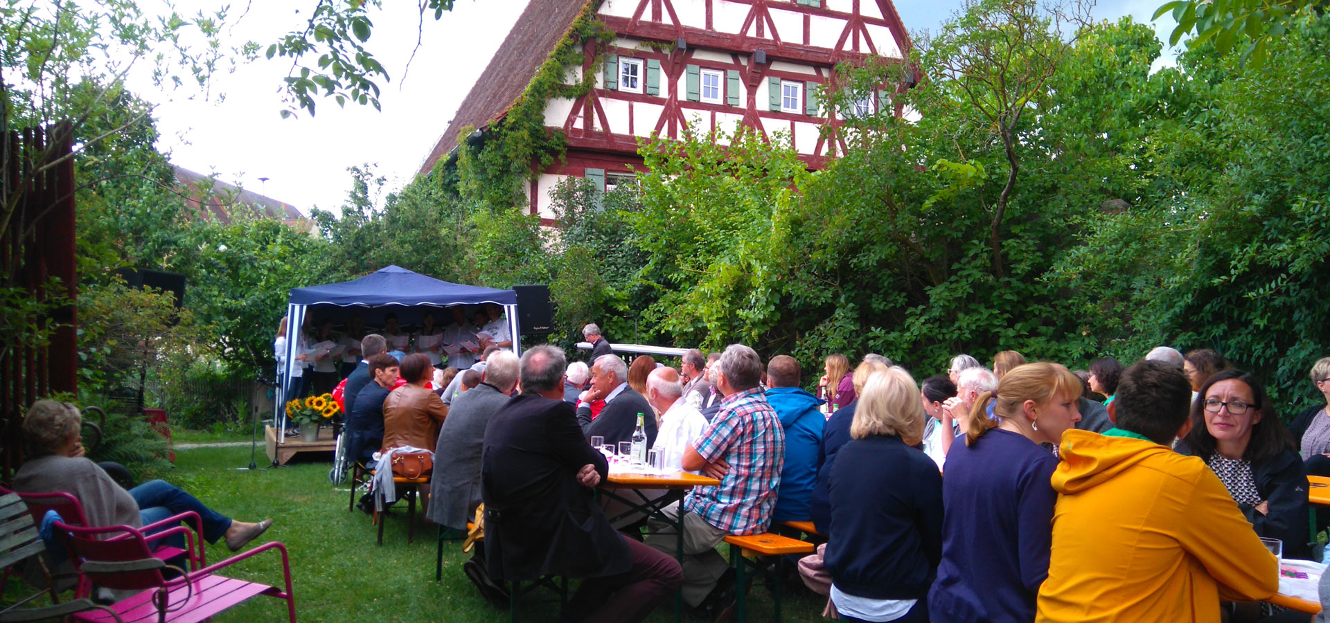 Jubiläumsfeier zum 10-jährigen Bestehen 2017 im Pfarrgarten